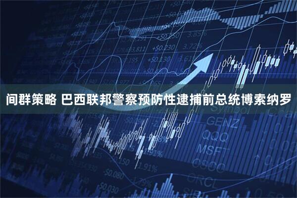 间群策略 巴西联邦警察预防性逮捕前总统博索纳罗